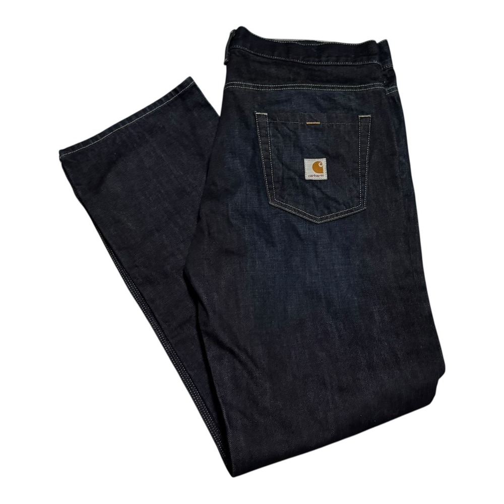 Carhartt B307 DSN Slim Fit Dark Wash Cotton Denim Jeans Men's 38x32